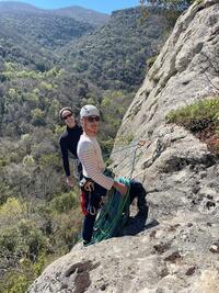 Répétition des manips à Buoux pour Pierre et Fiorenzo Répétition des manips à Buoux pour Pierre et Fiorenzo